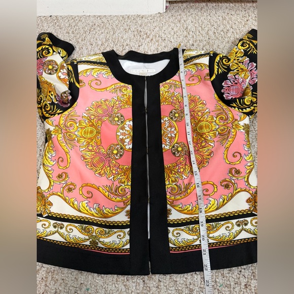 Boston Proper Elegant White and Black blazer size 10 - Picture 3 of 6